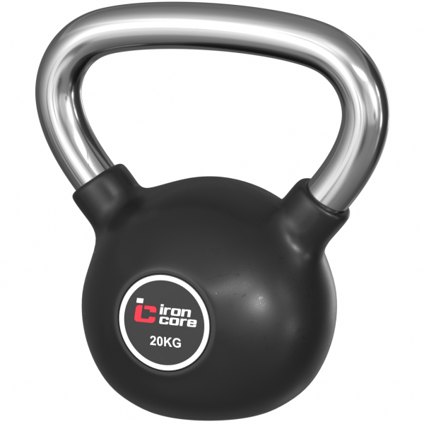 Стальная обрезиненная гиря IRON CORE 20 кг IC1009-20kg